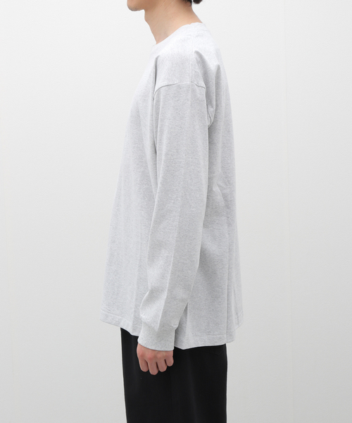 WISM(ウィズム)の「【BASEMENT GEAR / ベースメントギア】7oz Garment Wash L/SL Tee(Tシャツ/カットソー・メンズ・ホワイト/ライトグレー/ブラック/ネイビー・MEDIUM/LARGE/X-LARGE/XX-LARGE)」の19枚目の写真