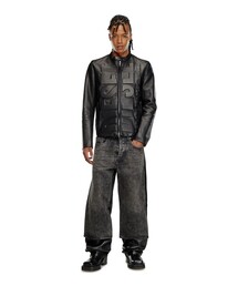 DIESEL ライダース Jacket Diesel Black size L International in Viscose - 40816182