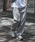 ATTACHMENTiA^b`gj́uRbg _utFCX EWgEU[Y / COTTON DOUBLE FACE LOUNGE TROUSERSiXEFbgpcjvbO[
