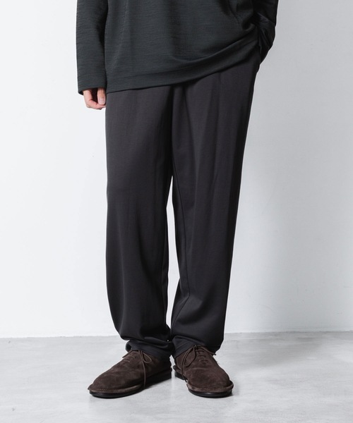 ATTACHMENT（アタッチメント）の「コットン ダブルフェイス ラウンジトラウザーズ / COTTON DOUBLE FACE LOUNGE TROUSERS（スウェットパンツ・メンズ・ブラック/ライトブラウン/グレー/ダークグレー・1/3/2）」の6枚目の写真