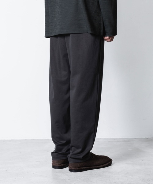 ATTACHMENT（アタッチメント）の「コットン ダブルフェイス ラウンジトラウザーズ / COTTON DOUBLE FACE LOUNGE TROUSERS（スウェットパンツ・メンズ・ブラック/ライトブラウン/グレー/ダークグレー・1/3/2）」の10枚目の写真