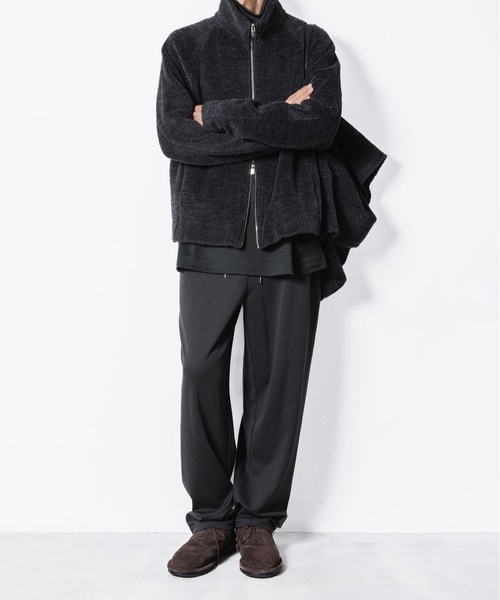 ATTACHMENT（アタッチメント）の「コットン ダブルフェイス ラウンジトラウザーズ / COTTON DOUBLE FACE LOUNGE TROUSERS（スウェットパンツ・メンズ・ブラック/ライトブラウン/グレー/ダークグレー・1/3/2）」の15枚目の写真