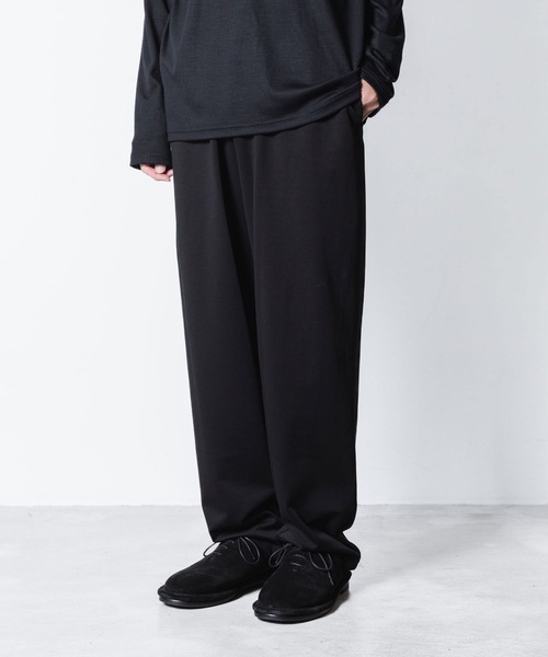 ATTACHMENT（アタッチメント）の「コットン ダブルフェイス ラウンジトラウザーズ / COTTON DOUBLE FACE LOUNGE TROUSERS（スウェットパンツ・メンズ・ブラック/ライトブラウン/グレー/ダークグレー・1/3/2）」の18枚目の写真