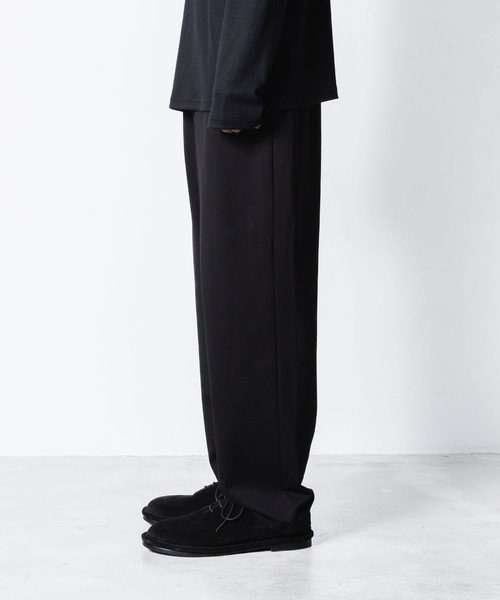 ATTACHMENT（アタッチメント）の「コットン ダブルフェイス ラウンジトラウザーズ / COTTON DOUBLE FACE LOUNGE TROUSERS（スウェットパンツ・メンズ・ブラック/ライトブラウン/グレー/ダークグレー・1/3/2）」の19枚目の写真