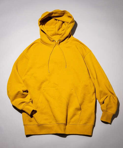 FREAK'S STORE(フリークスストア)の「FREAK’S STORE/フリークスストア HEAVY WEIGHT HOODIE 15oz /ヘビーウェイトフーディー 15オンス/パーカー/リラックスフィット/USAコットン(パーカー・メンズ・ブラック/グレー/ライトグレー/ブラウン/マスタード・SMALL/MEDIUM/LARGE)」の16枚目の写真
