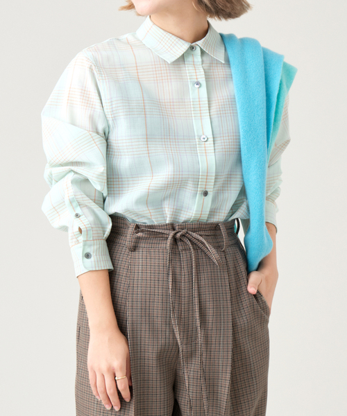 IENA LA BOUCLE コードエンブシアーシャツ IENA LA BOUCLE（イエナラブークル）の「IENA LA BOUCLE コード