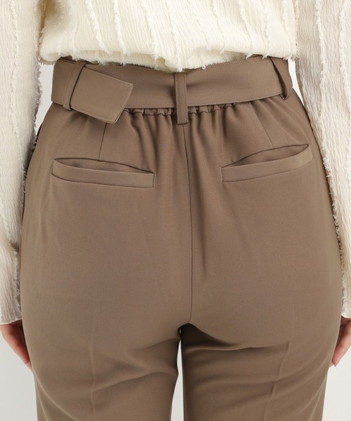 Andemiu（アンデミュウ）の「【LサイズWEB限定】ベルトツキフレアパンツ161712（スラックス・レディース・ブラウン/グリーン/チャコールグレー・SMALL/MEDIUM/LARGE）」の17枚目の写真