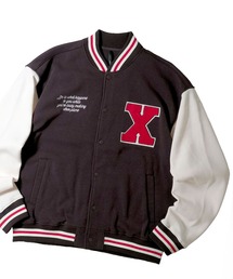 HALHAM（ハルハム）の「felt patch sweat stadium jacket/フェルトパッチ スウェット スタジアムジャケット オーバーサイズ メンズ レディース（スウェット）」