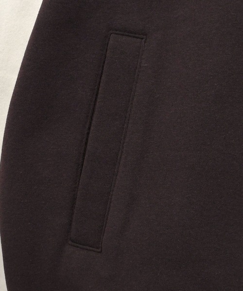 おしゃれスタ(オシャレスタ)の「felt patch sweat stadium jacket/フェルトパッチ スウェット スタジアムジャケット オーバーサイズ メンズ レディース(スウェット・メンズ・ブラウン/ネイビー/ブラック・L/M/XL)」の16枚目の写真