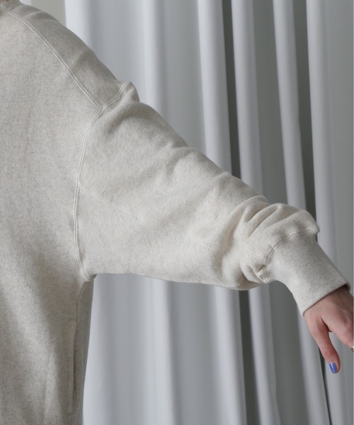 CREOLME(クレオルム)の「(CREOLME)キーネックオーバースウェット(スウェット・レディース・ネイビー/イエロー/ベージュ・FREE)」の13枚目の写真