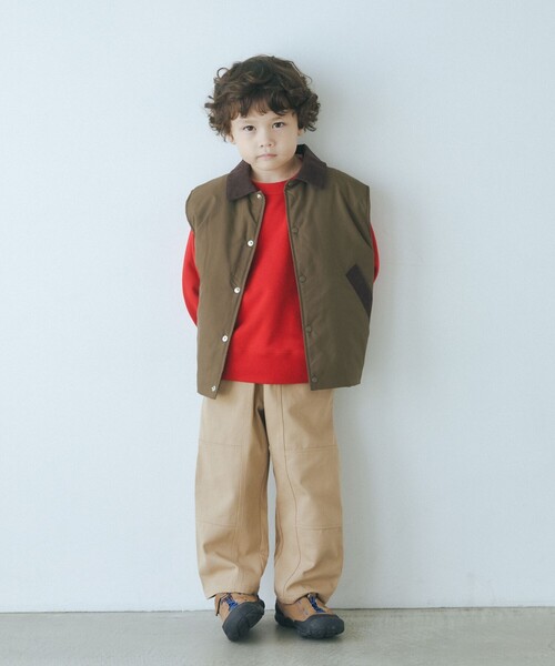 Champion（チャンピオン）の「＜Champion＞TJ クルーネックス ウェットシャツ / キッズ  100cm-130cm（スウェット・キッズ・オフホワイト/レッド/コバルトブルー・100cm/110cm/120cm/130cm）」の4枚目の写真