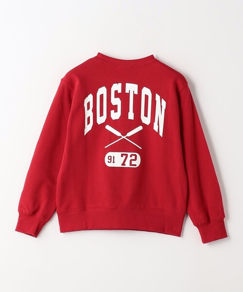 Champion（チャンピオン）の「＜Champion＞TJ クルーネックス ウェットシャツ / キッズ  100cm-130cm（スウェット・キッズ・オフホワイト/レッド/コバルトブルー・100cm/110cm/120cm/130cm）」の6枚目の写真