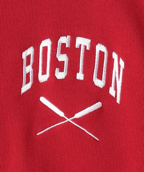 Champion（チャンピオン）の「＜Champion＞TJ クルーネックス ウェットシャツ / キッズ  100cm-130cm（スウェット・キッズ・オフホワイト/レッド/コバルトブルー・100cm/110cm/120cm/130cm）」の9枚目の写真