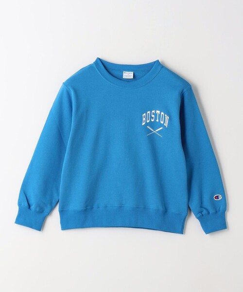 Champion（チャンピオン）の「＜Champion＞TJ クルーネックス ウェットシャツ / キッズ  100cm-130cm（スウェット・キッズ・オフホワイト/レッド/コバルトブルー・100cm/110cm/120cm/130cm）」の14枚目の写真