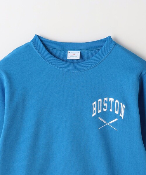 Champion（チャンピオン）の「＜Champion＞TJ クルーネックス ウェットシャツ / キッズ  100cm-130cm（スウェット・キッズ・オフホワイト/レッド/コバルトブルー・100cm/110cm/120cm/130cm）」の16枚目の写真