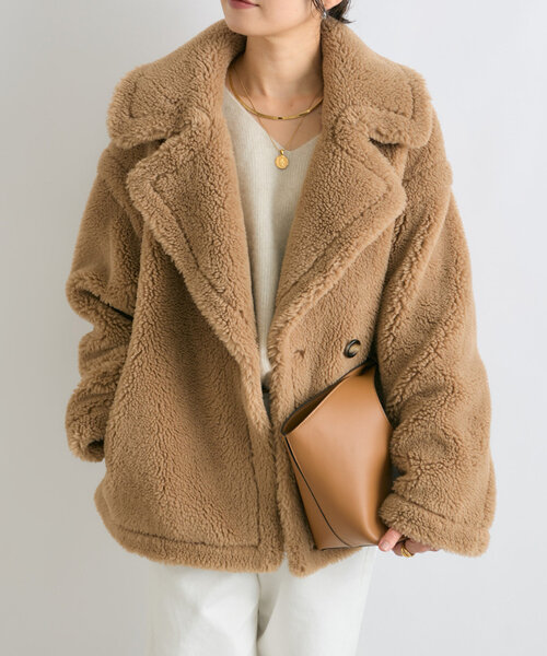 RIVE DROITE（リヴドロワ）の「フラッフィーボアショートコート