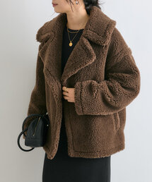 RIVE DROITE | 予約【小顔効果◎】フラッフィーボアショートコート(その他アウター)