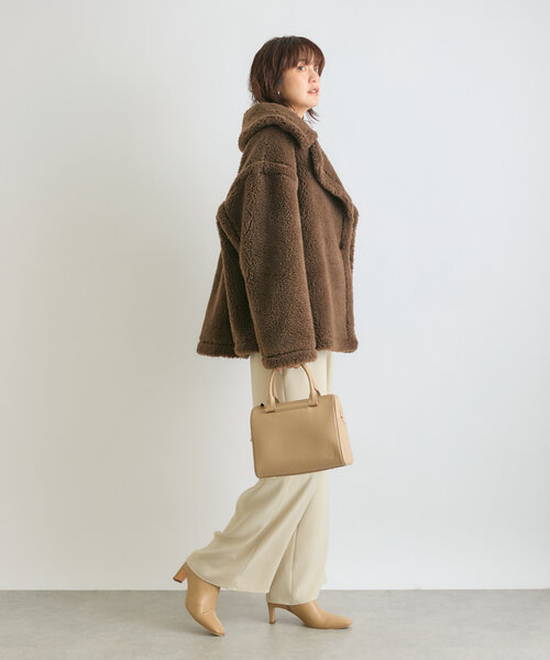 RIVE DROITE（リヴドロワ）の「フラッフィーボアショートコート