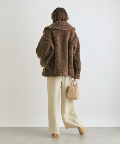 RIVE DROITE（リヴドロワ）の「フラッフィーボアショートコート