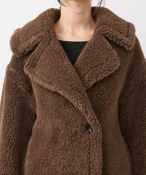 RIVE DROITE(リヴドロワ)の「フラッフィーボアショートコート(その他アウター・レディース・ブラウン/ベージュ・FREE)」の12枚目の写真