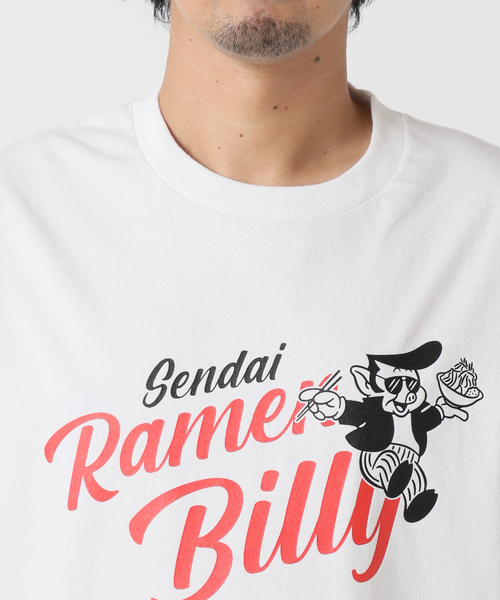 JOURNAL STANDARD（ジャーナルスタンダード）の「ラーメン☆ビリー x JOURNAL STANDARD（Tシャツ/カットソー・メンズ・ホワイト・MEDIUM/LARGE/X-LARGE）」の6枚目の写真