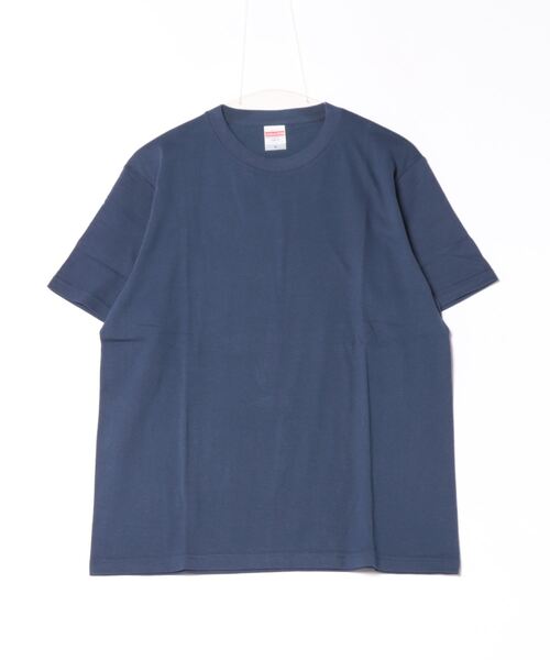 VIBGYOR（ヴィブジョー）の「United Athle/5.0オンス ユニバーサル フィット 無地 半袖 Tシャツ(CZ)（Tシャツ/カットソー・メンズ・イエロー/インディゴブルー/オレンジ/サンドベージュ/パープル/ロイヤルブルー/グリーン/ダークブラウン/ピンク/バーガンディー/レッド/ライトブルー/ベビーピンク/ブラック/グレー・LARGE/MEDIUM/SMALL/X-LARGE）」の7枚目の写真