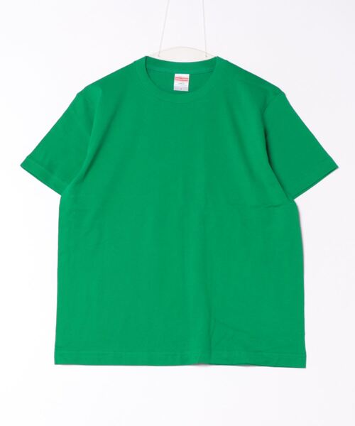 VIBGYOR（ヴィブジョー）の「United Athle/5.0オンス ユニバーサル フィット 無地 半袖 Tシャツ(CZ)（Tシャツ/カットソー・メンズ・イエロー/インディゴブルー/オレンジ/サンドベージュ/パープル/ロイヤルブルー/グリーン/ダークブラウン/ピンク/バーガンディー/レッド/ライトブルー/ベビーピンク/ブラック/グレー・LARGE/MEDIUM/SMALL/X-LARGE）」の6枚目の写真