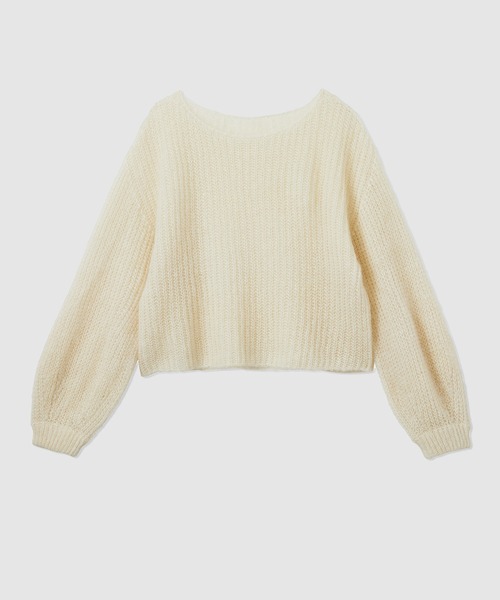 ROPE'（ロペ）の「モヘアシルク片畔ボートネックプルオーバー（ニット/セーター・レディース・オフホワイト/イエロー系その他・FREE）」の16枚目の写真