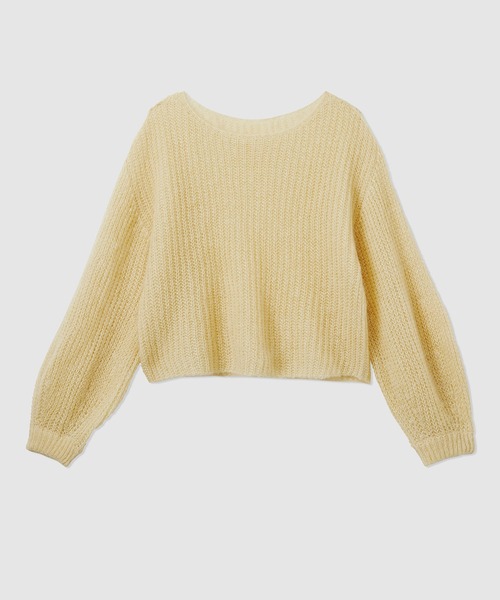 ROPE'（ロペ）の「モヘアシルク片畔ボートネックプルオーバー（ニット/セーター・レディース・オフホワイト/イエロー系その他・FREE）」の17枚目の写真