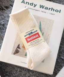 Healthknit | Healthknit/ヘルスニット シンカーWHITE無地 シンカークラシック無地 配色3本ライン クラシック3本ライン 靴下 2026新作 再入荷(ソックス/靴下)