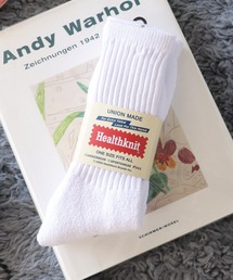 Healthknit | Healthknit/ヘルスニット シンカーWHITE無地 シンカークラシック無地 配色３本ライン クラシック３本ライン 靴下(ソックス/靴下)