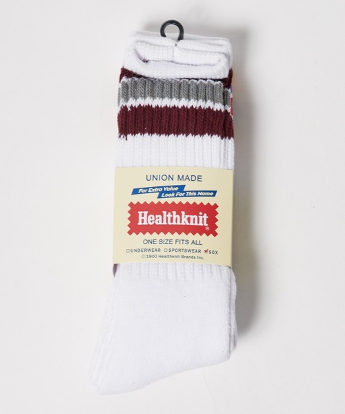 Healthknit（ヘルスニット）の「Healthknit/ヘルスニット シンカーWHITE無地 シンカークラシック無地 配色３本ライン クラシック３本ライン 靴下 2026新作　再入荷（ソックス/靴下・メンズ・ホワイト系/ベージュ系/ホワイト/ベージュ・25-27CM/23-25cm）」の19枚目の写真