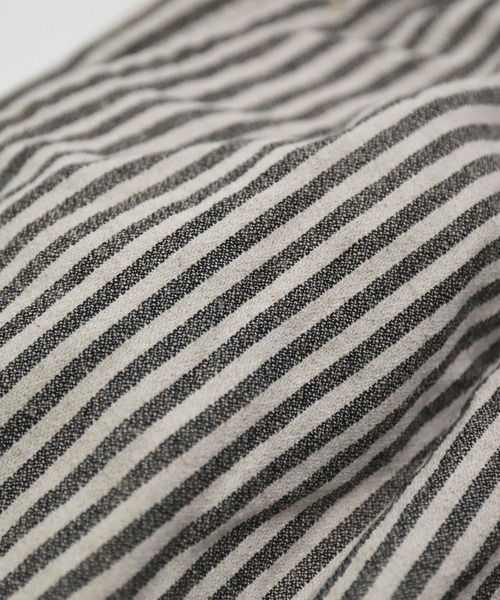 Brocante（ブロカント）の「[Brocante / ブロカント] 綿麻ストライプアムンゼンクロス ドーミーパンツ（その他パンツ・レディース・グレー系その他・2）」の17枚目の写真