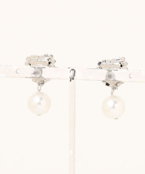tone(トーン)の「【MUURABBTI】ハートビジューのパールピアス(MA)(ピアス(両耳用)・レディース・レッド/グリーン/ピンク系その他/ブラック/ブルー・FREE)」の13枚目の写真