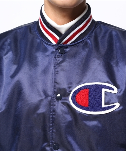 Champion(チャンピオン)の「【CHAMPION】デカロゴスタジャン(スタジャン・メンズ・ネイビー/ワイン/グリーン・X-LARGE/LARGE/MEDIUM)」の8枚目の写真