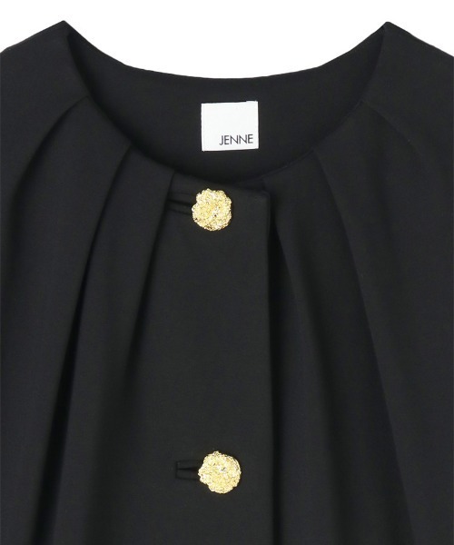 JENNE(ジェンヌ)の「リラックスカットソーポンチョ(ポンチョ・レディース・ブラック/ホワイト・SMALL/MEDIUM/LARGE)」の12枚目の写真