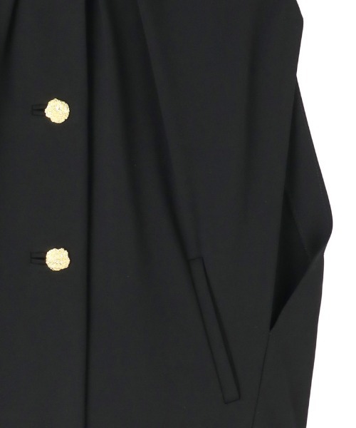 JENNE(ジェンヌ)の「リラックスカットソーポンチョ(ポンチョ・レディース・ブラック/ホワイト・SMALL/MEDIUM/LARGE)」の13枚目の写真
