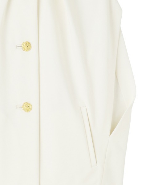 JENNE(ジェンヌ)の「リラックスカットソーポンチョ(ポンチョ・レディース・ブラック/ホワイト・SMALL/MEDIUM/LARGE)」の19枚目の写真