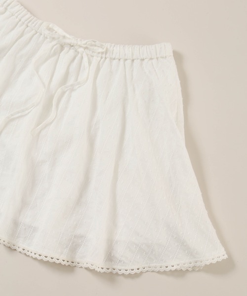WC（ダブル シー）の「コットンレースフリルスカート（スカート・レディース・レッド/ホワイト・FREE）」の11枚目の写真