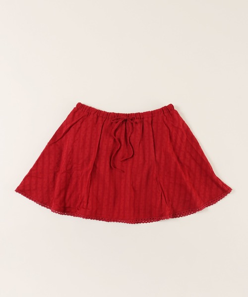 WC（ダブル シー）の「コットンレースフリルスカート（スカート・レディース・レッド/ホワイト・FREE）」の20枚目の写真