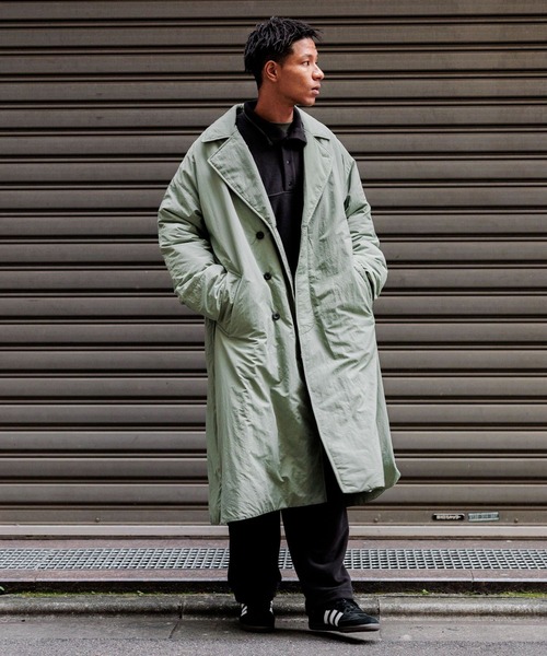 NUMERALS（ヌメラルズ）の「【NUMERALS】中綿トレンチコート（トレンチコート・メンズ・ブラック/カーキ・MEDIUM/LARGE）」の5枚目の写真