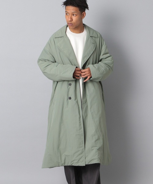 NUMERALS（ヌメラルズ）の「【NUMERALS】中綿トレンチコート（トレンチコート・メンズ・ブラック/カーキ・MEDIUM/LARGE）」の21枚目の写真
