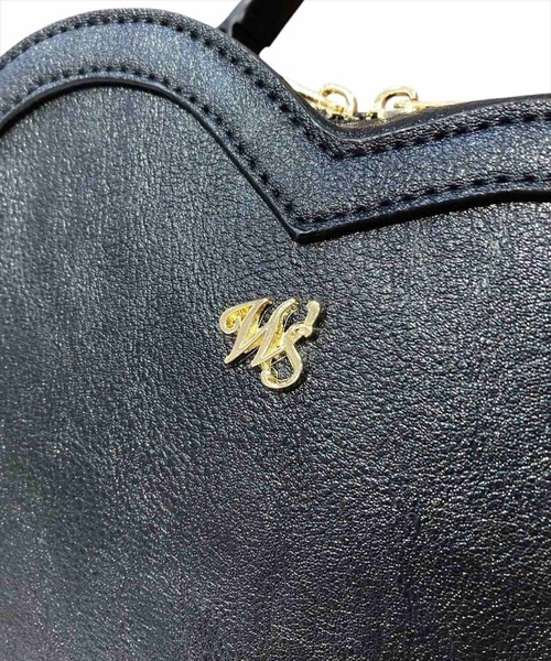 WILLSELECTION（ウィルセレクション）の「2WAYハートショルダーバッグ（ショルダーバッグ・レディース・ボルドー/ブラック・FREE）」の7枚目の写真