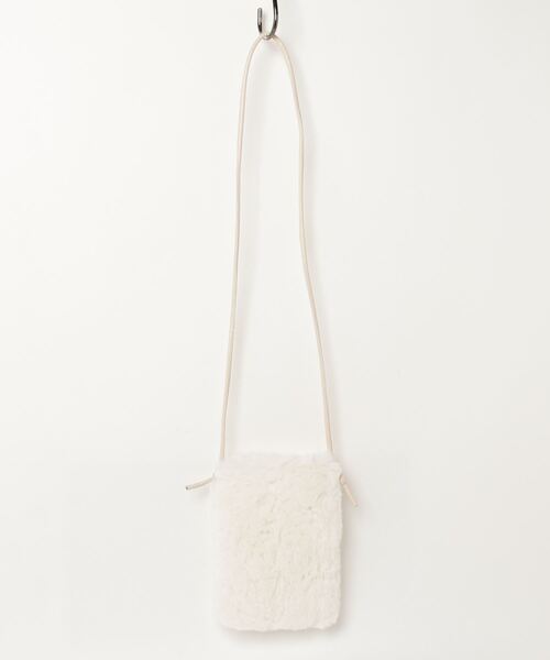 HIKA（ヒカ）の「【HIKA】ファーミニショルダーBAG（ショルダーバッグ・レディース・カーキ/ホワイト・FREE）」の3枚目の写真
