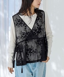 coen | メッシュレース2WAYベスト(ベスト)