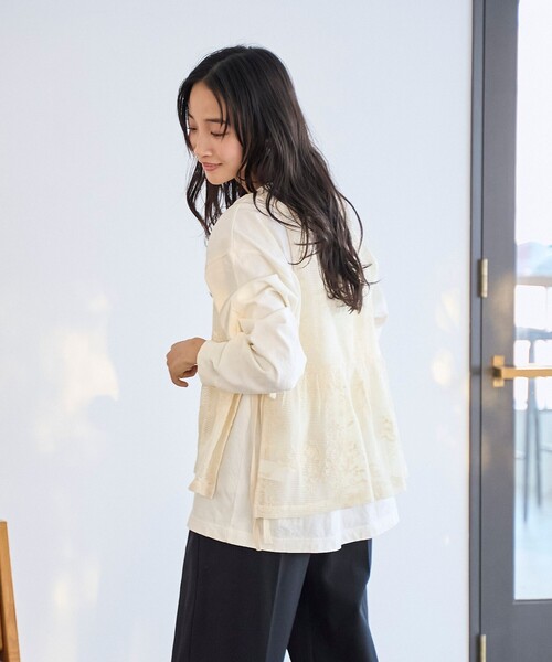 coen(コーエン)の「メッシュレース2WAYベスト(ベスト・レディース・ナチュラル/ブラック・FREE)」の11枚目の写真