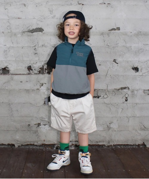 GROOVY COLORS（グルービーカラーズ）の「Twill City Shorts（その他パンツ・キッズ・キナリ/ブルー・140/130）」の2枚目の写真