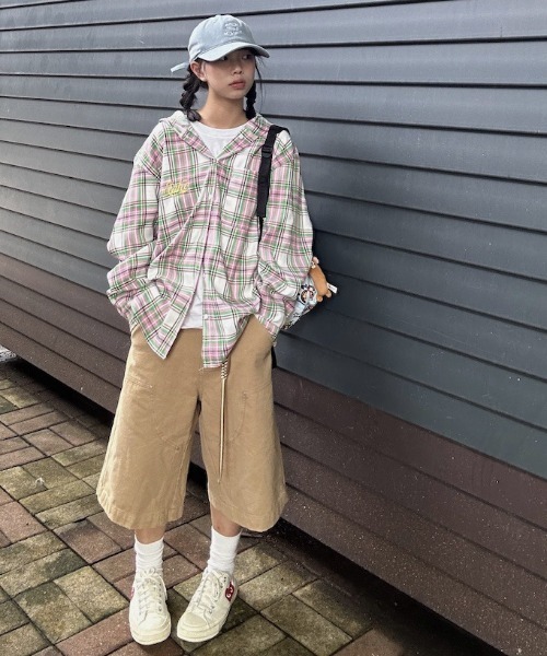 MGV（エムジーヴィー）の「ストリートシャツフーディ（シャツ/ブラウス・メンズ・ブルー/ホワイト・X-LARGE/LARGE/MEDIUM）」の4枚目の写真