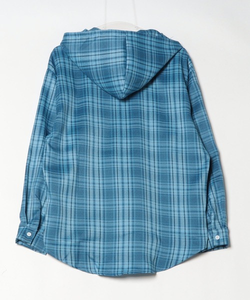 MGV（エムジーヴィー）の「ストリートシャツフーディ（シャツ/ブラウス・メンズ・ブルー/ホワイト・X-LARGE/LARGE/MEDIUM）」の7枚目の写真