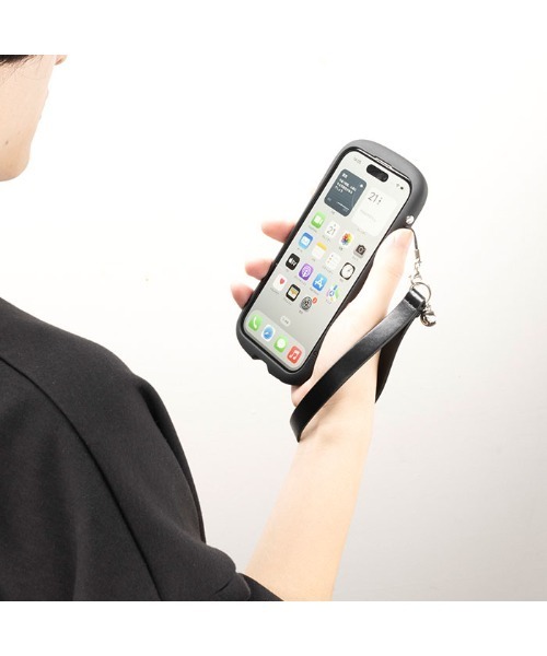 iFace(アイフェイス)の「iFace Phoneチャーム ストラップ ( PUレザー / 丸紐 )(キーホルダー・レディース・ピンク系その他2/ベージュ/ブルー系その他2/ブラック系その他2/サックスブルー/ブラック/パープル系その他2/ベージュ系その他2・FREE)」の17枚目の写真